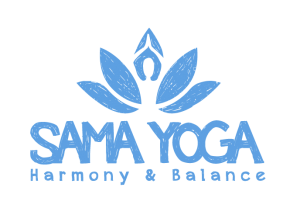 Sama Yoga Logo blue